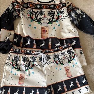 Themed Tito’s Pajamas - Black and Cream